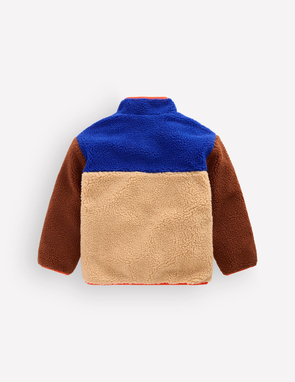 Cosy Borg Mix Jacket-Borg Yellow Colourblock