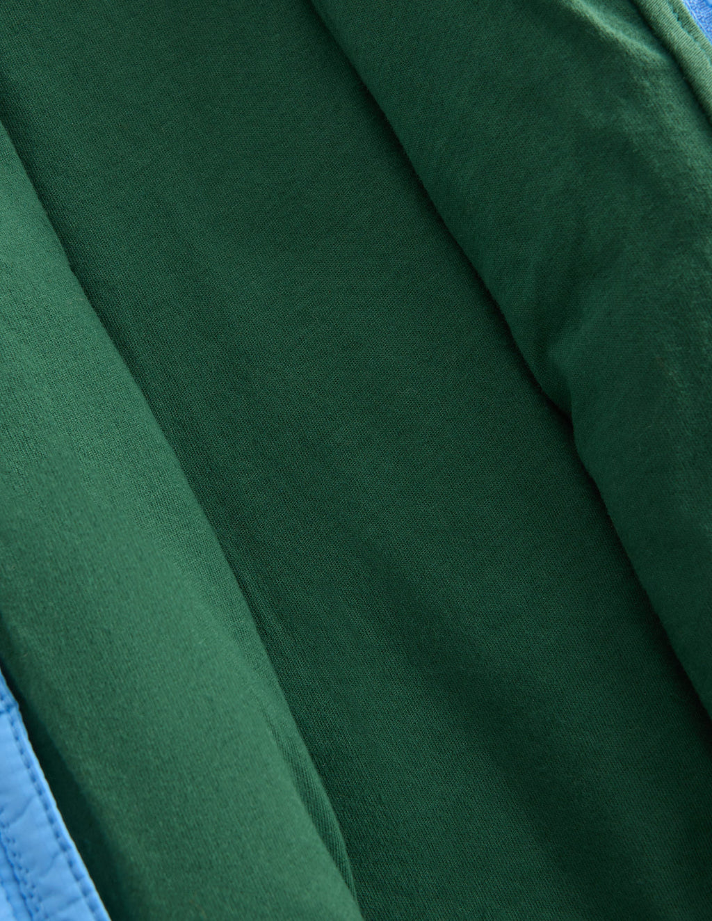 Cosy Borg Mix Jacket-Borg Colourblock