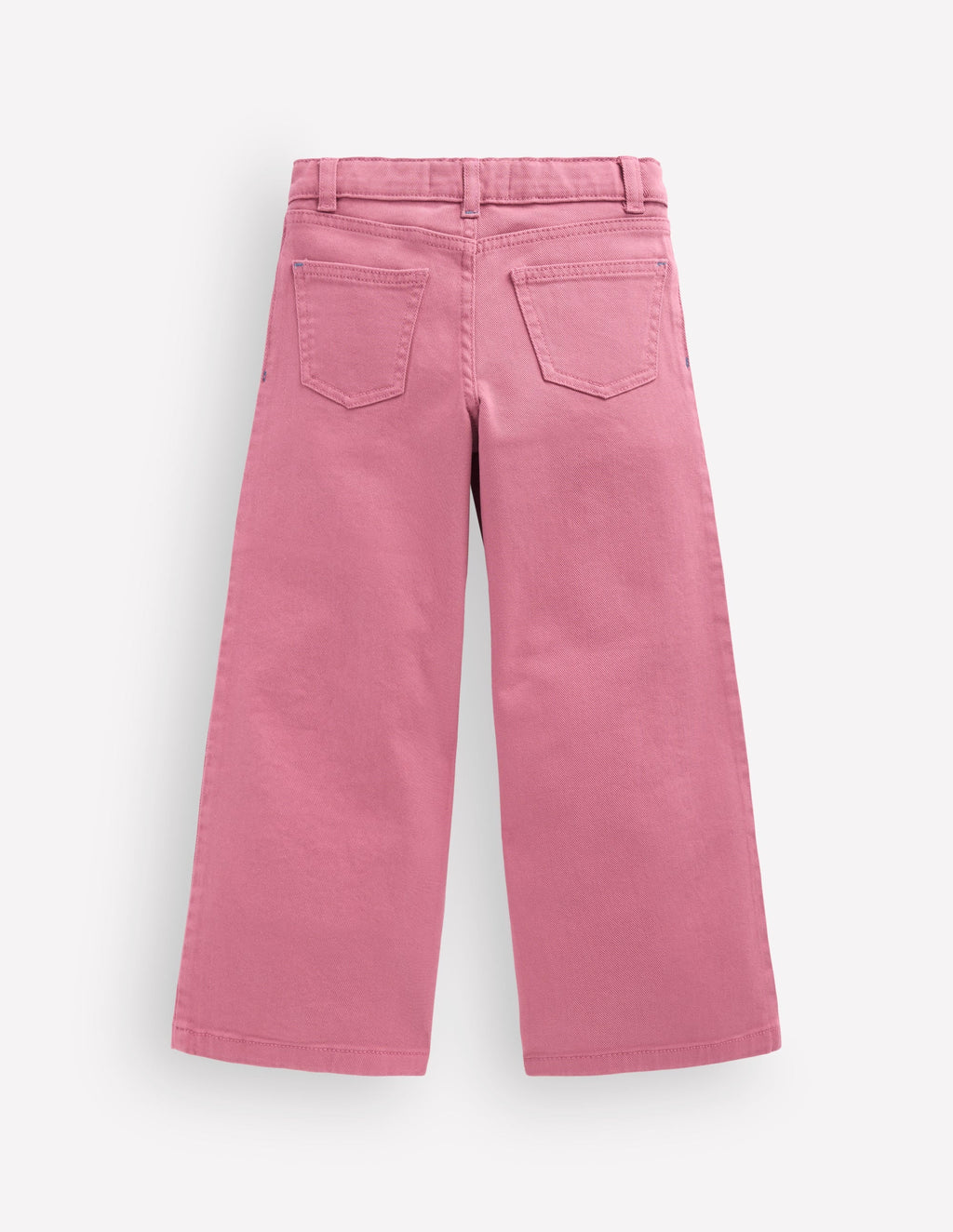Wide Leg Jeans-Pink Heather