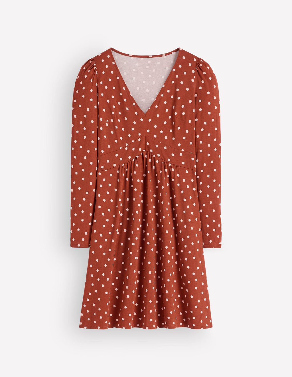Briony Jersey Short Dress-Arabian Spice, Boden Spot
