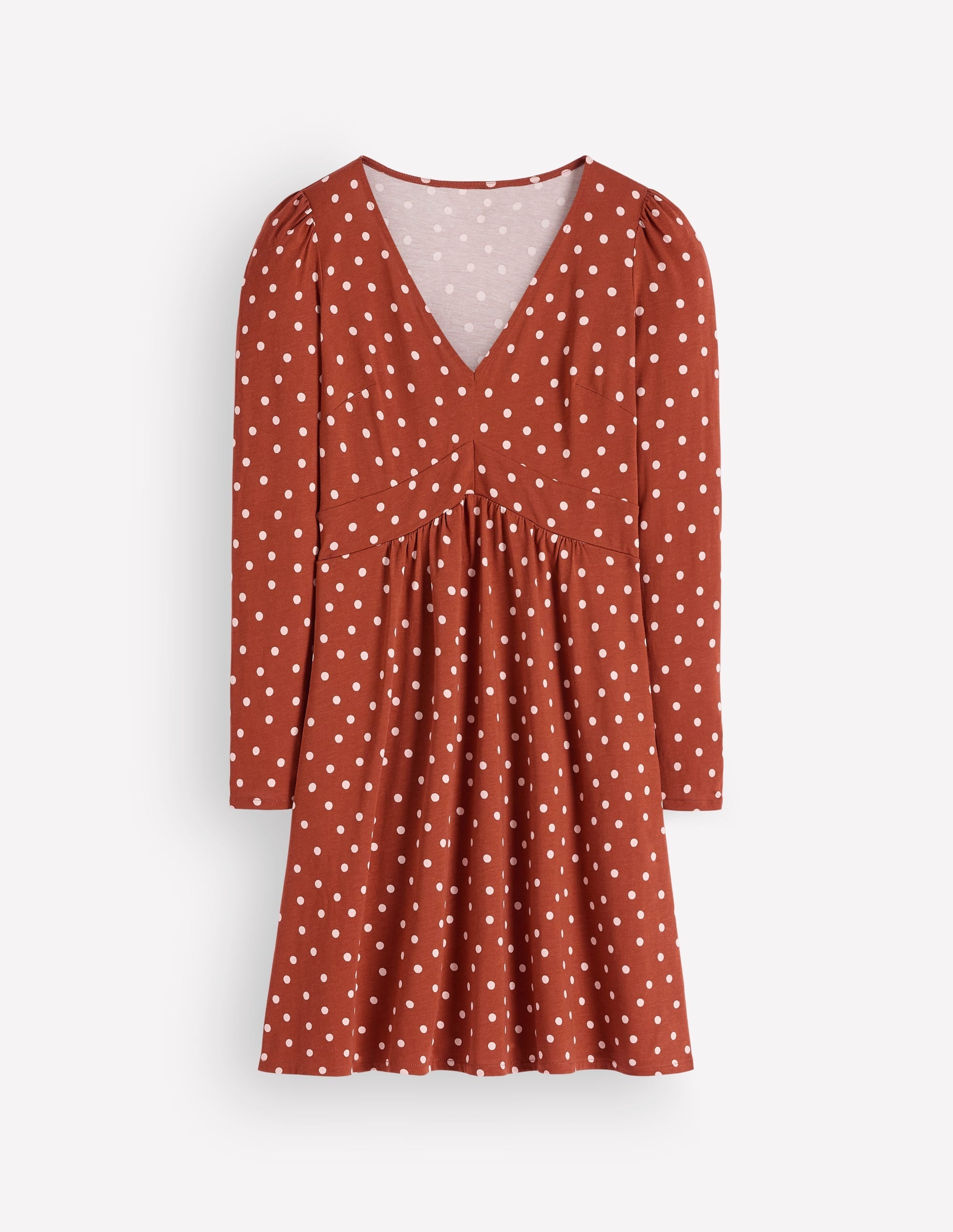 Briony Jersey Short Dress-Arabian Spice, Boden Spot