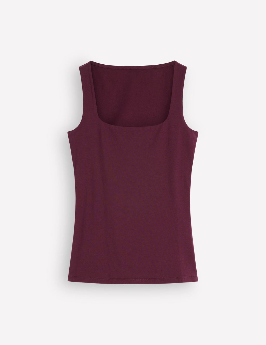 Brooke Double Layer Tank-Dark Cherry