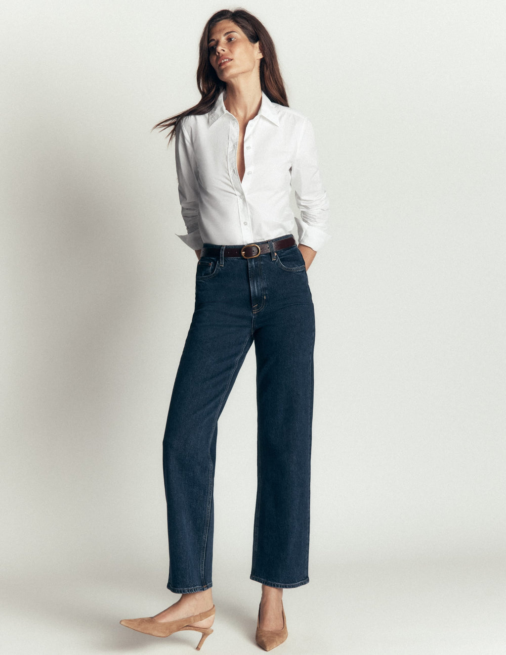 NEW Sienna Cotton Shirt-White