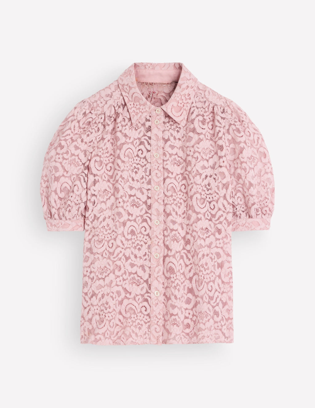 SS Lace Top-Pink Violet