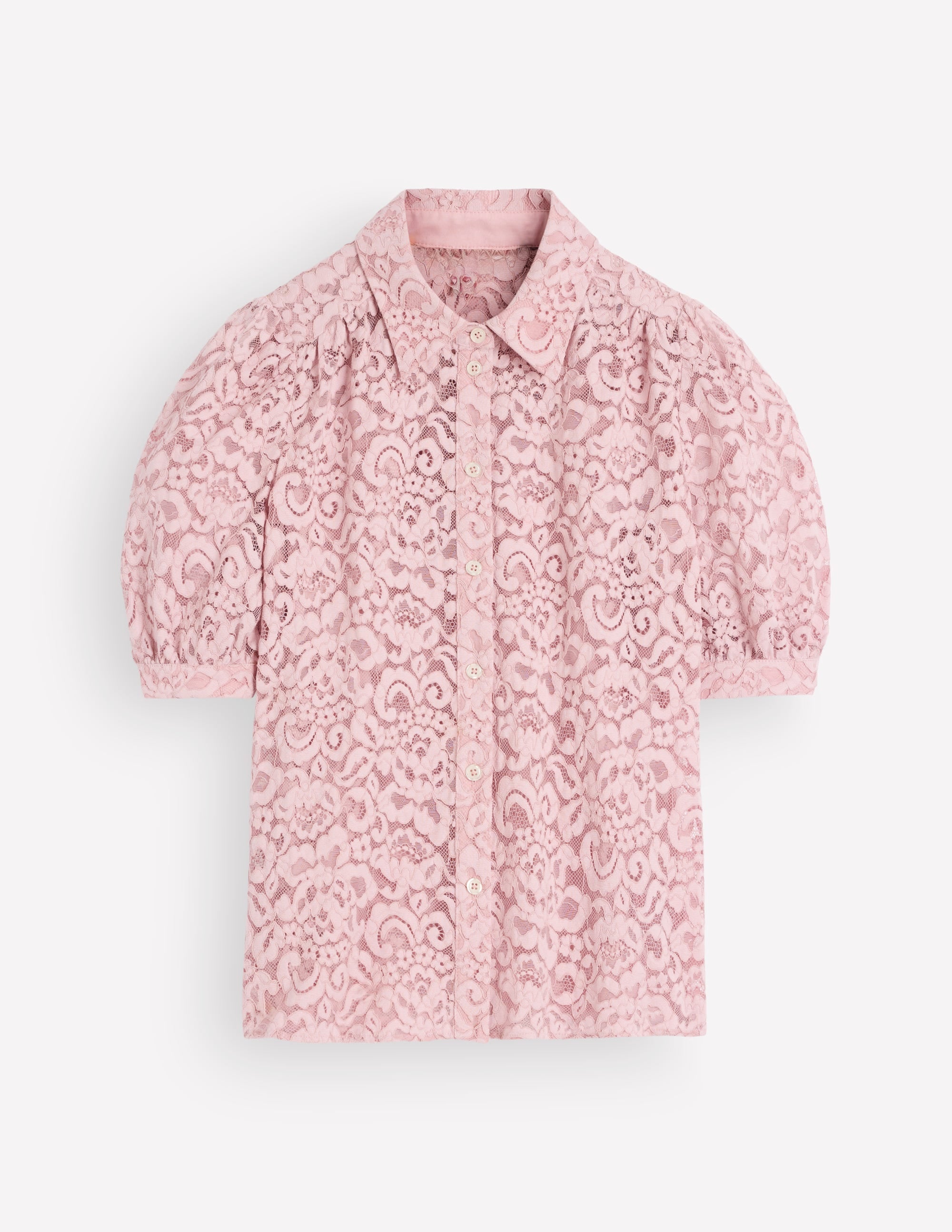 SS Lace Top-Pink Violet